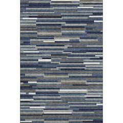 Premium Machine Washable Mayfield AMF894 Navy 9' x 12' Rug