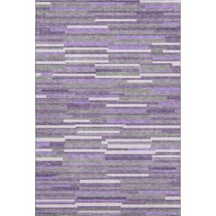 Premium Machine Washable Mayfield AMF894 Purple 9' x 12' Rug