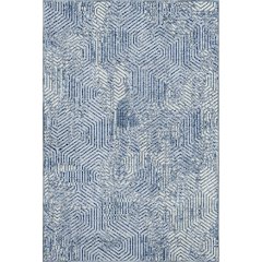Premium Machine Washable Mayfield AMF912 Navy 9' x 12' Rug