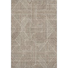 Premium Machine Washable Mayfield AMF917 Brown 9' x 12' Rug