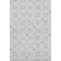 Premium Machine Washable Mayfield AMF930 Silver 9' x 12' Rug