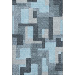 Premium Machine Washable Mayfield AMF955 Sky 9' x 12' Rug