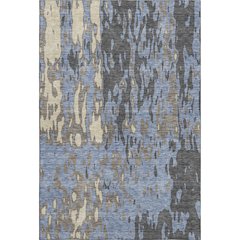 Premium Machine Washable Mayfield AMF957 Denim 9' x 12' Rug