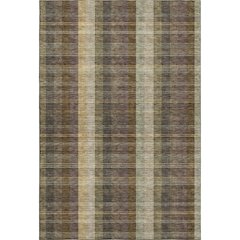 Premium Machine Washable Mayfield AMF966 Brown 9' x 12' Rug
