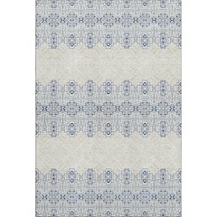 Premium Machine Washable Mayfield AMF970 Navy 9' x 12' Rug