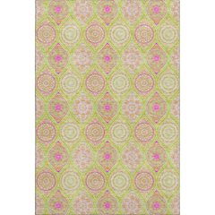 Premium Machine Washable Mayfield AMF976 Lime 9' x 12' Rug