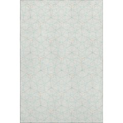 Premium Machine Washable Mayfield AMF987 White 9' x 12' Rug