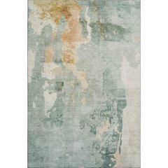 Luxury Washable Indoor/Outdoor Bresca Seafoam 9' x 12' Rug