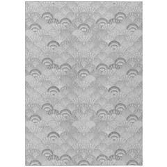Indoor/Outdoor Surfside ASR32 Gray Washable 9' x 12' Rug