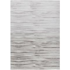Indoor/Outdoor Surfside ASR38 Gray Washable 9' x 12' Rug