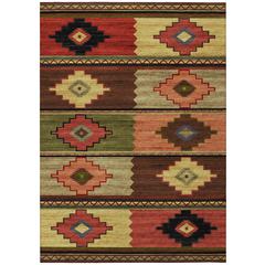 Indoor/Outdoor Sonora ASO31 Paprika Washable 9' x 12' Rug