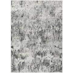 Indoor/Outdoor Accord AAC31 Gray Washable 9' x 12' Rug