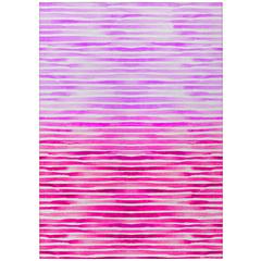 Indoor/Outdoor Surfside ASR38 Pink Washable 9' x 12' Rug