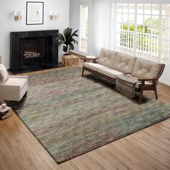 Marston Multi Transitional Striped 8' x 10' Area Rug Multi AMA31