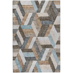 Luxury Washable Lorenzo Brown 9' x 12' Rug