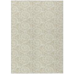 Indoor/Outdoor Surfside ASR41 Beige Washable 9' x 12' Rug