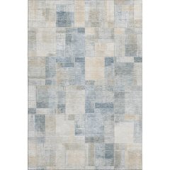 Luxury Washable Indoor/Outdoor Ravenna Denim 9' x 12' Rug