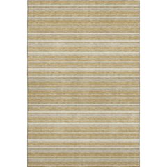 Luxury Washable Indoor/Outdoor Soft Essentials SE2 Gold 9' x 12' Rug