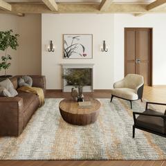 Rylee Sage Transitional Striped 8' x 10' Area Rug Sage ARY34