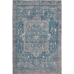 Luxury Washable Indoor/Outdoor Solace Blue 9' x 12' Rug