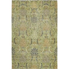 Luxury Washable Indoor/Outdoor Solace Aloe 9' x 12' Rug