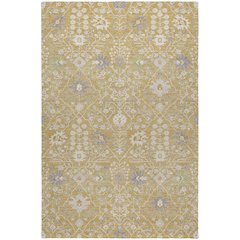 Luxury Washable Indoor/Outdoor Tabrook Gold 9' x 12' Rug
