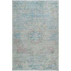 Luxury Washable Indoor/Outdoor Tabrook Sky 9' x 12' Rug