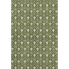 Luxury Washable Indoor/Outdoor The Reserve Olive 9' x 12' Rug