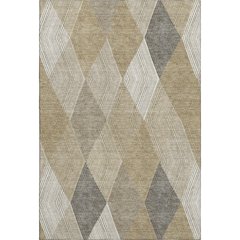 Luxury Washable Indoor/Outdoor The Reserve Wheat 9' x 12' Rug