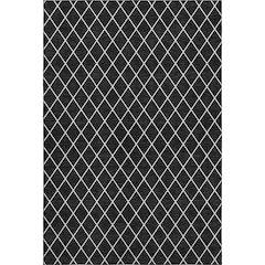 Luxury Washable Indoor/Outdoor The Reserve Black 9' x 12' Rug