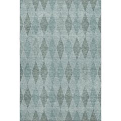 Luxury Washable Indoor/Outdoor The Reserve Teal 9' x 12' Rug