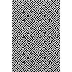 Luxury Washable Indoor/Outdoor The Reserve Black 9' x 12' Rug