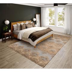 Bravado Earth Transitional Chevron 8' x 10' Area Rug Earth ABV39