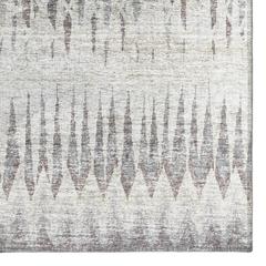 Rylee Beige Transitional Chevron 3' x 5' Area Rug Beige ARY35