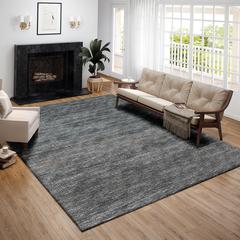 Marston Gray Transitional Striped 8' x 10' Area Rug Gray AMA31