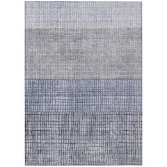 Machine Washable Indoor/Outdoor Chantille Denim 10' x 14' Rug