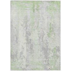 Machine Washable Indoor/Outdoor Chantille Aloe 10' x 14' Rug