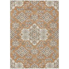 Machine Washable Indoor/Outdoor Chantille Terracotta 10' x 14' Rug