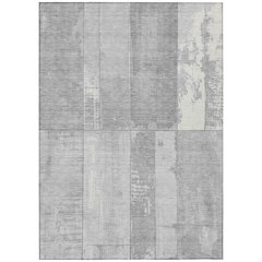 Machine Washable Indoor/Outdoor Chantille Gray 10' x 14' Rug