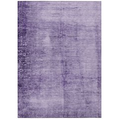 Machine Washable Indoor/Outdoor Chantille Purple 10' x 14' Rug