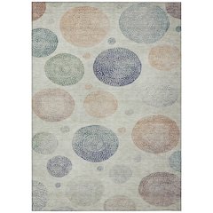 Machine Washable Indoor/Outdoor Chantille Beige 10' x 14' Rug