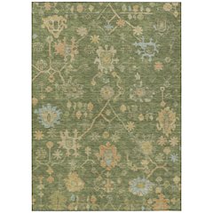 Machine Washable Indoor/Outdoor Chantille Fern 10' x 14' Rug