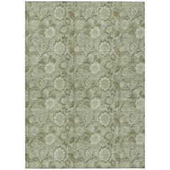 Machine Washable Indoor/Outdoor Chantille Aloe 10' x 14' Rug