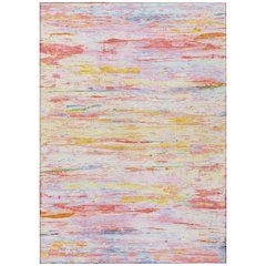 Machine Washable Indoor/Outdoor Chantille Coral 10' x 14' Rug