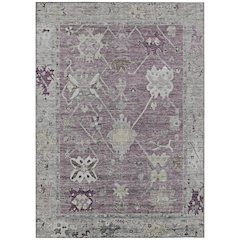 Machine Washable Indoor/Outdoor Chantille ACN2025 Merlot 10' x 14' Rug