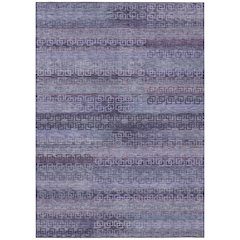 Machine Washable Indoor/Outdoor Chantille ACN2029 Plum 10' x 14' Rug