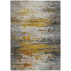 Machine Washable Indoor/Outdoor Chantille ACN2034 Copper 10' x 14' Rug