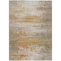 Machine Washable Indoor/Outdoor Chantille ACN2034 Khaki 10' x 14' Rug