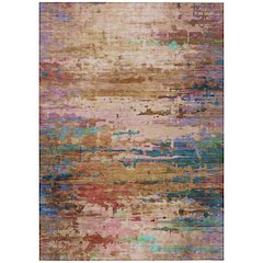 Machine Washable Indoor/Outdoor Chantille ACN2035 Sage 10' x 14' Rug