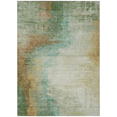 Machine Washable Indoor/Outdoor Chantille ACN2041 Aloe 10' x 14' Rug